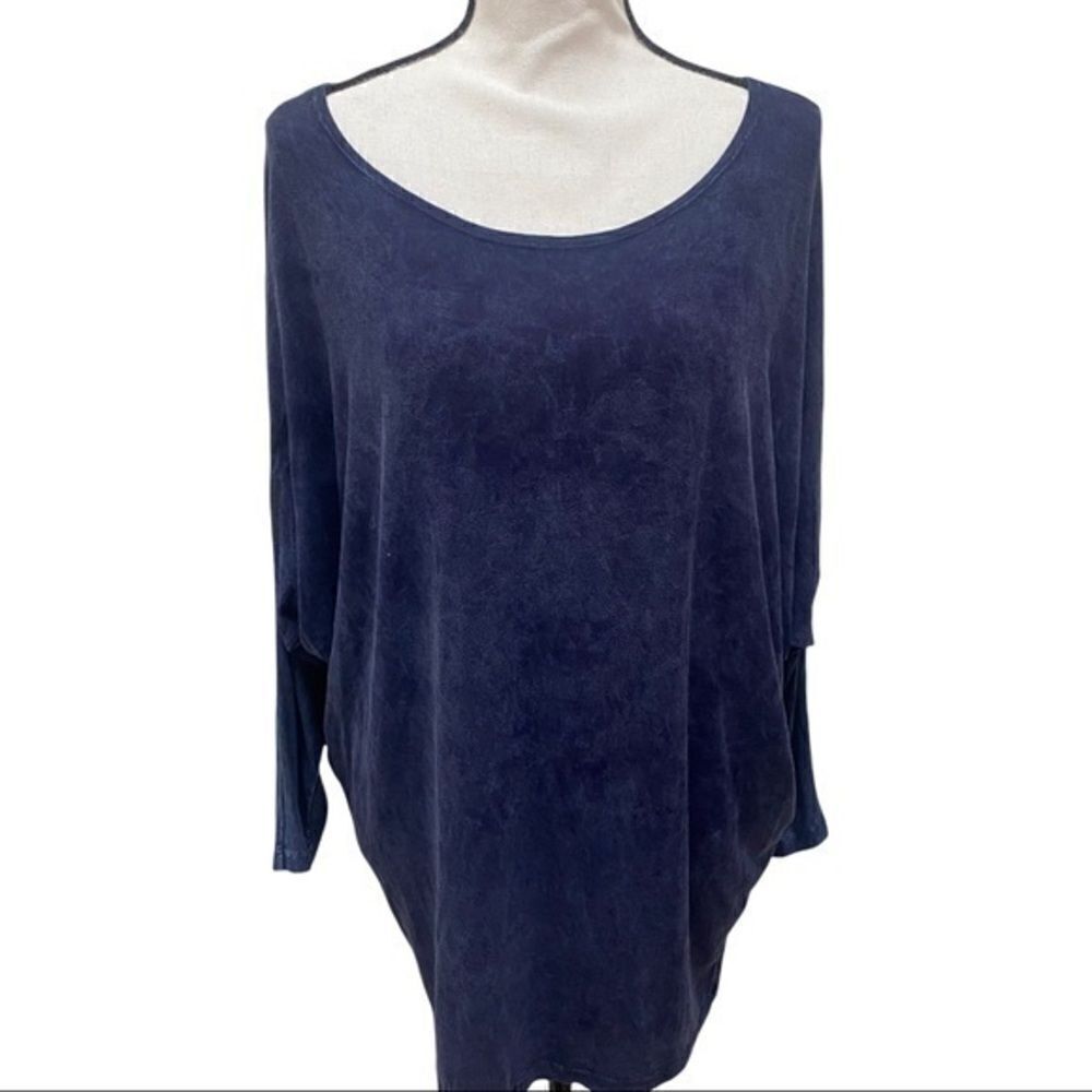 Lani California rayon blouse with dolman sleeve L